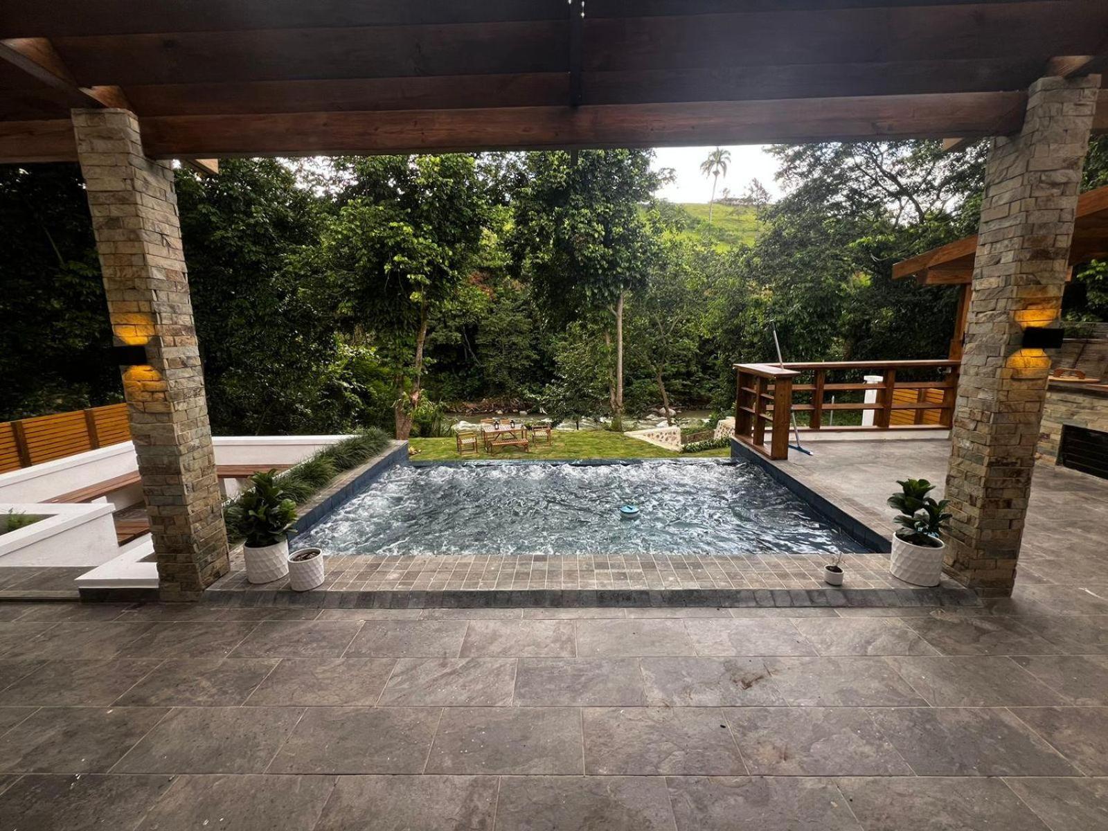 Villa Cielito Del Yaque - Jarabacoa - Rio Privado - Picuzzi Climatizado Exteriér fotografie
